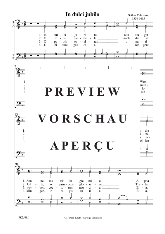 Produktgalerie: Seite 2 von 3 In dulci jubilo, , Gemischter Chor
