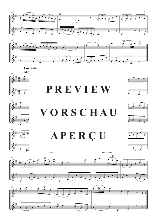 Product gallery: Page 3 of 7 Sonate II für zwei Violinen, , 