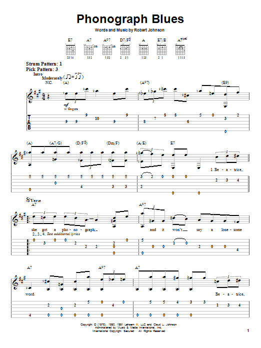 Produktbild zu: Phonograph Blues