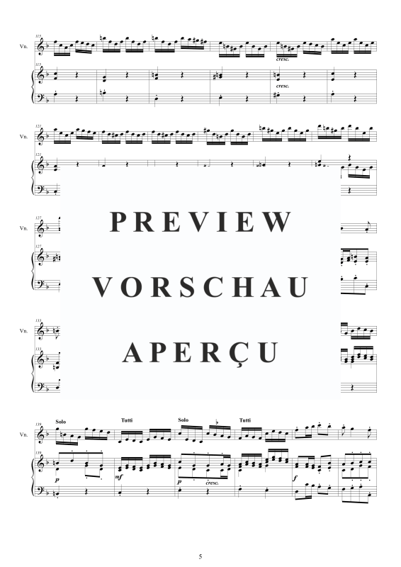 Product gallery: Page 6 of 11 Violin Concerto No.10 in F major Op.9, , Violin and Harpsichord