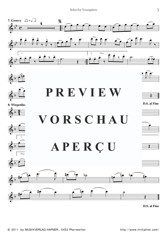 Product gallery: Page 11 of 11 Solos for Youngsters, , (melody and piano)