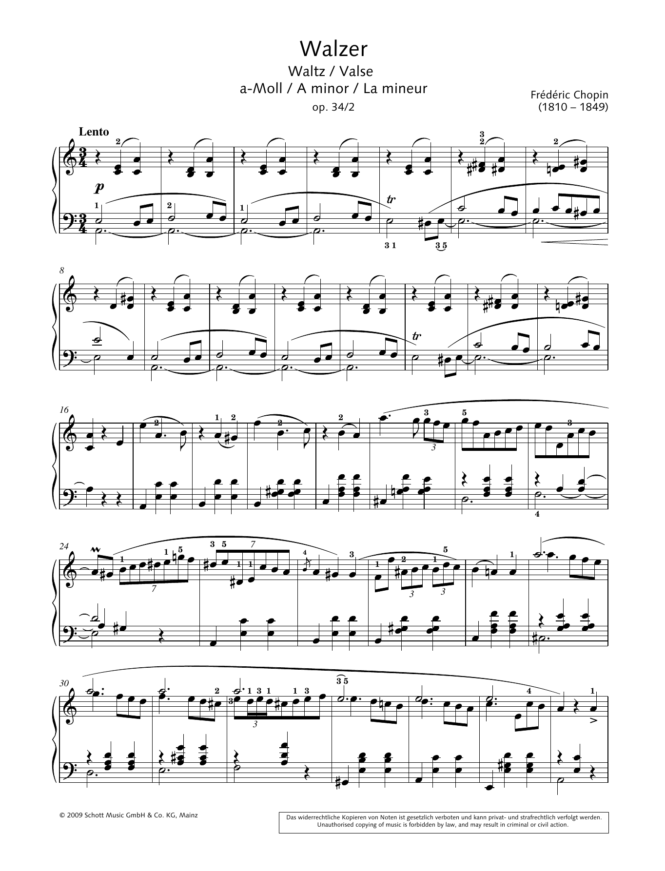 Product gallery: Page 1 of 1 Waltz in A minor, Hans-Gunter Heumann
