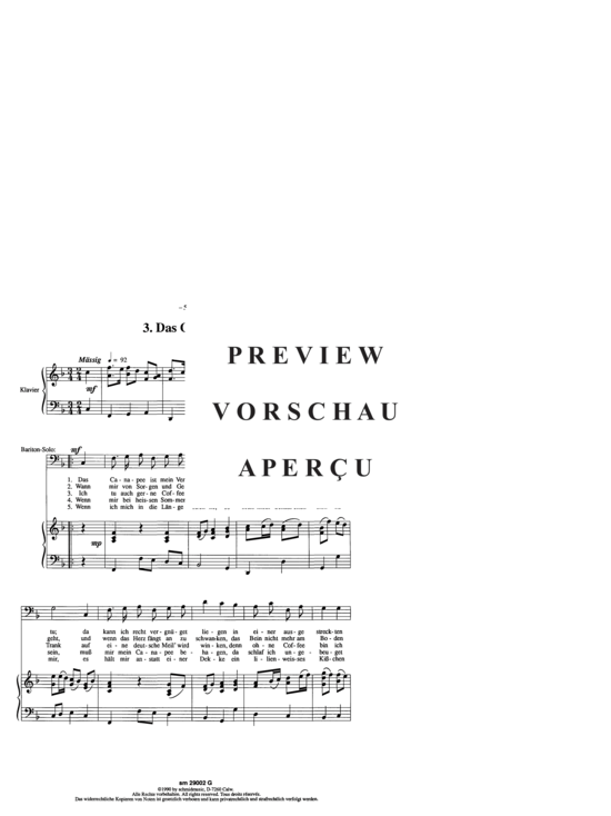 Product gallery: Page 7 of 14 Barocke Lebensfreude , , (baritone solo, mixed choir + piano/harpsichord)