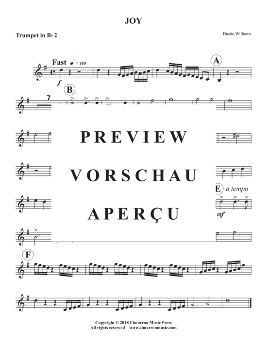 Produktgalerie: Seite 8 von 11 Joy (5x Trompete in B) , ,  (Quintett)