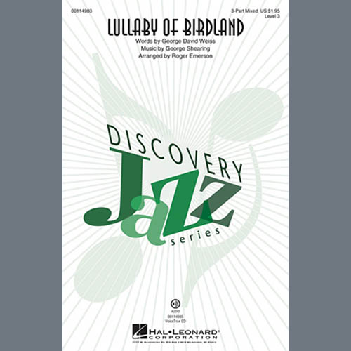 cover: Lullaby Of Birdland (arr. Roger Emerson), George Shearing