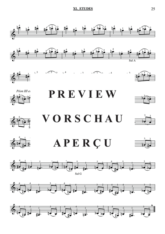 gallery: 40 Études for Violin , , (Geige Solo)