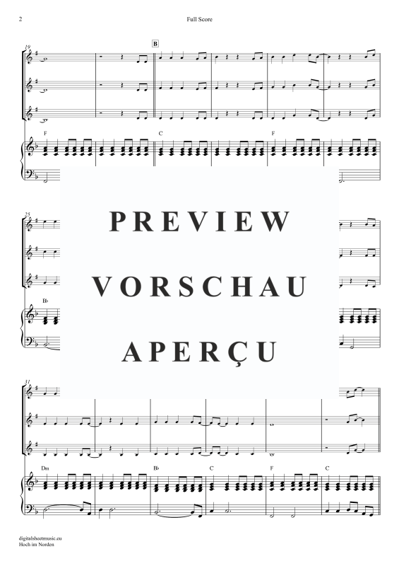 Produktgalerie: Seite 3 von 11 Hoch im Norden, Santiano, (Klarinetten Trio + Klavier)