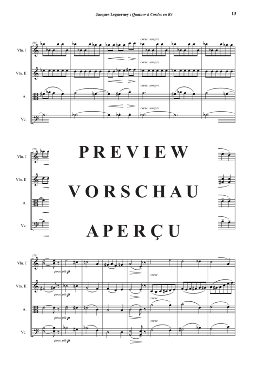 Produktgalerie: Seite 14 von 21 Quatuor à Cordes en Ré , , (Streicherquartett)
