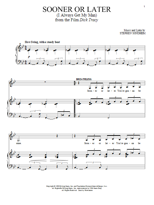 Produktbild zu: Sooner Or Later (I Always Get My Man)