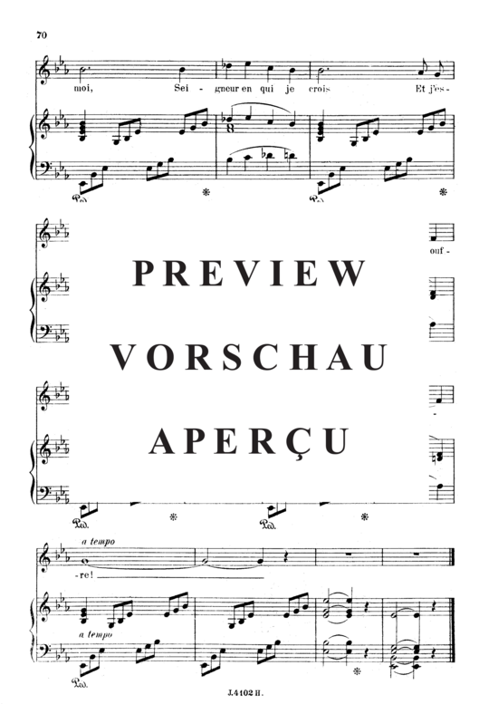 Product gallery: Page 5 of 5 En prière, , Medium Voice and Piano