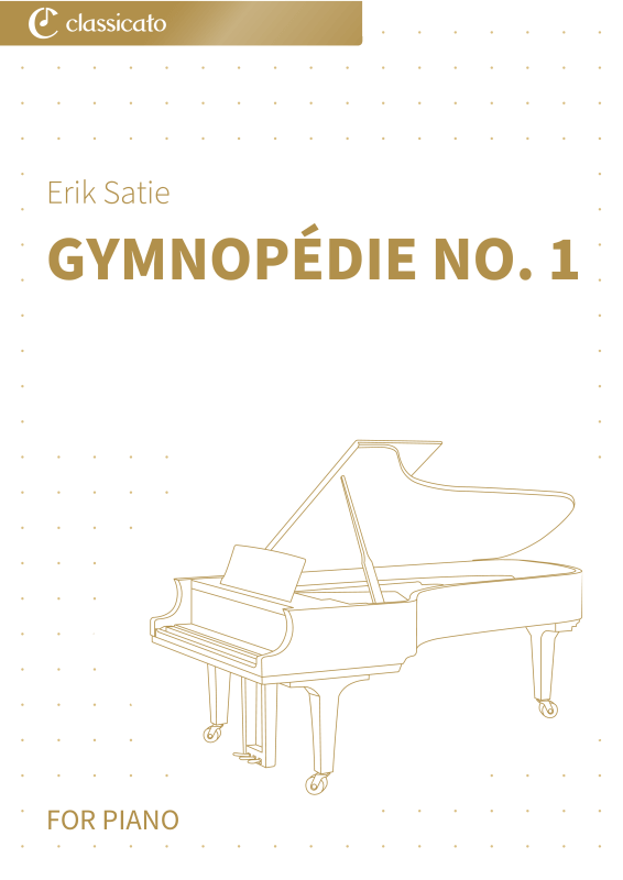 cover: Gymnopédie No. 1 - simplified version, , (piano solo)