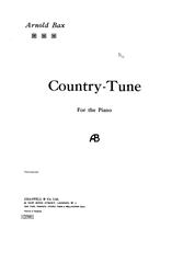 cover: Country-Tune, Arnold Bax, Klavier