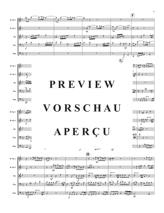 Produktgalerie: Seite 4 von 17 Fuge in C-Moll, K. 546 , , (Blechbläserquintett)