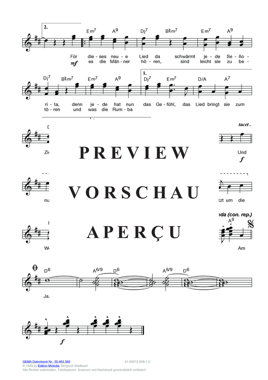 Produktgalerie: Seite 13 von 13 Am Zuckerhut , Schneider, Willy/Carol, Rene/Mac, Danielle, (Melodie-Stimmen in C/B/Es)