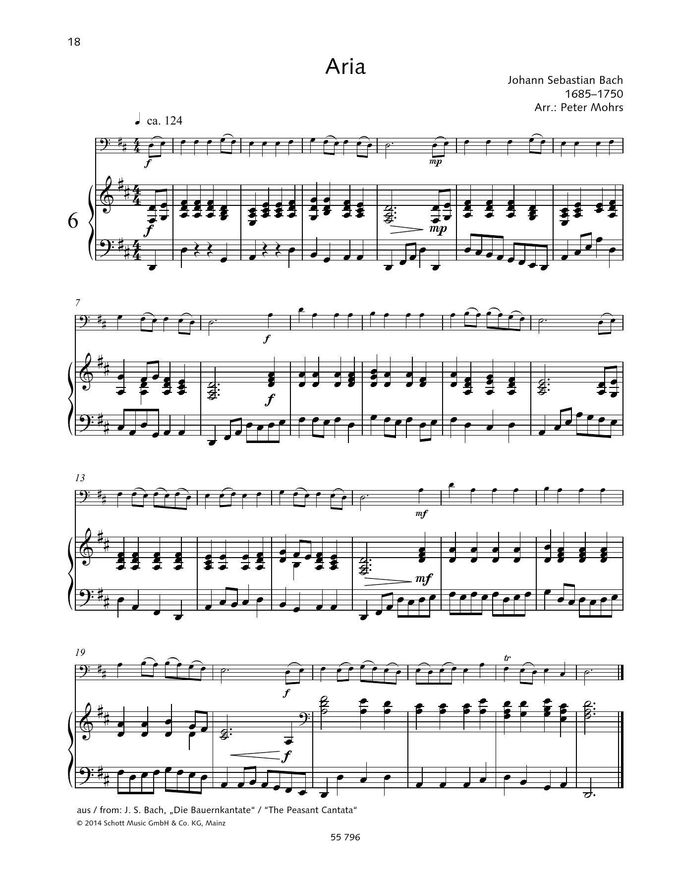 Produktgalerie: Seite 1 von 1 Aria, Johann Sebastian Bach