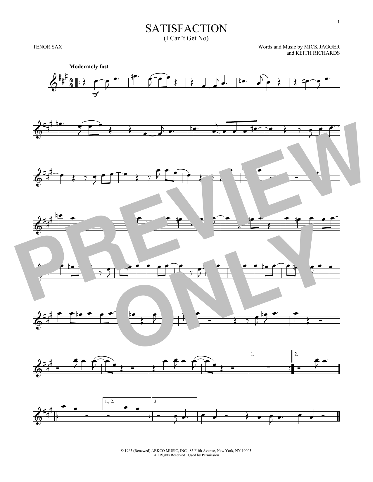 Product gallery: Page 1 of 1 (I Can't Get No) Satisfaction, The Rolling Stones