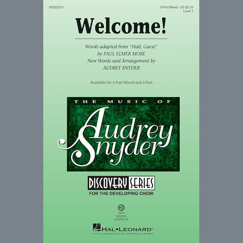 cover: Welcome!, Audrey Snyder