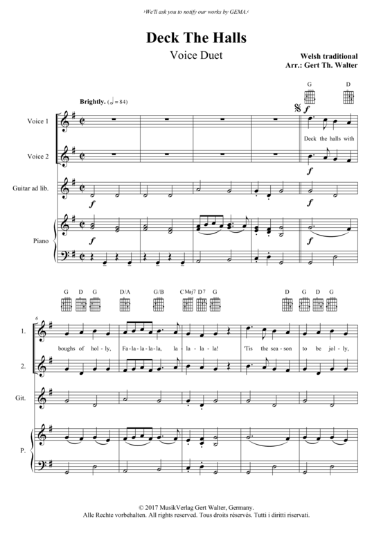 Produktbild zu: Deck The Halls Traditional