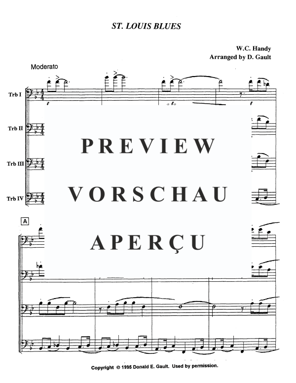 Produktgalerie: Seite 3 von 11 St. Louis Blues, , Posaunen Quartett