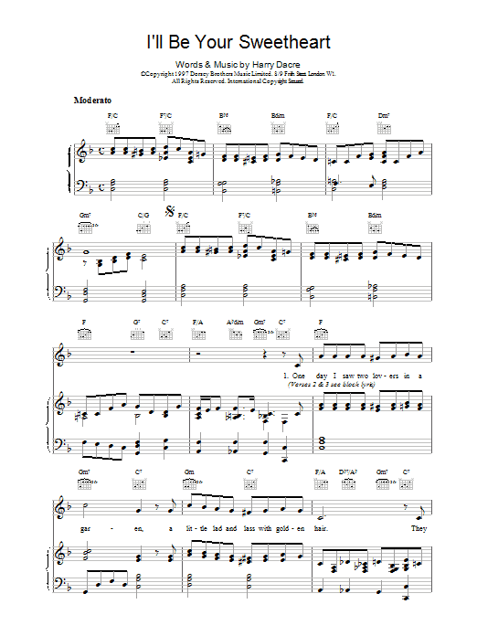 Produktgalerie: Seite 1 von 1 I'll Be Your Sweetheart, Foster & Allen, Gesang, Gitarre, Klavier