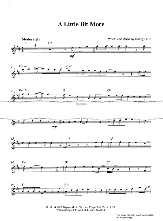 Product gallery: Page 1 of 1 A Little Bit More, Bobby Gosh