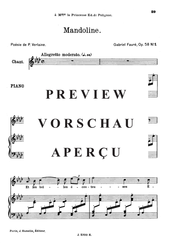 Product gallery: Page 2 of 6 Mandoline Op.58 No.1, , High Voice and Piano
