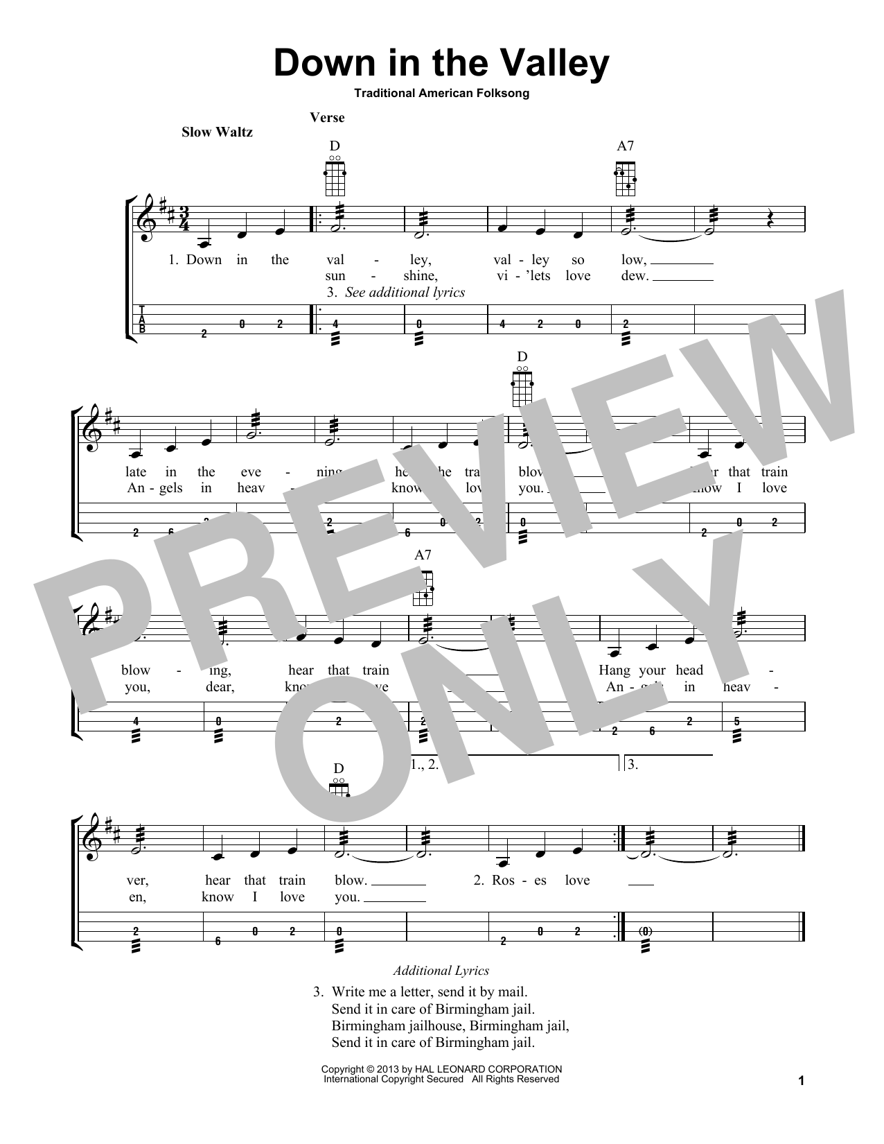 Product picture to: Down In The Valley (arr. Bobby Westfall)