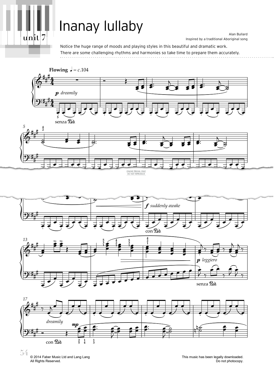 Produktgalerie: Seite 1 von 1 Inanay Lullaby, Alan Bullard, Klavier