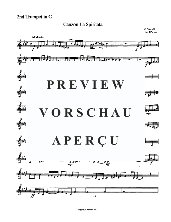 Produktgalerie: Seite 8 von 11 Canzon La Spiritata, , Blechbläser Quintett