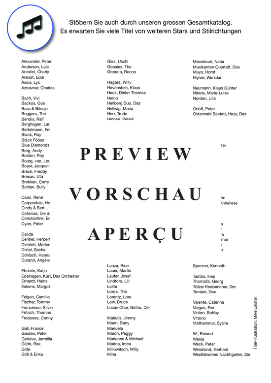 gallery: Stille Wasser, die sind tief , Paola, (melody parts in C/B/E flat)