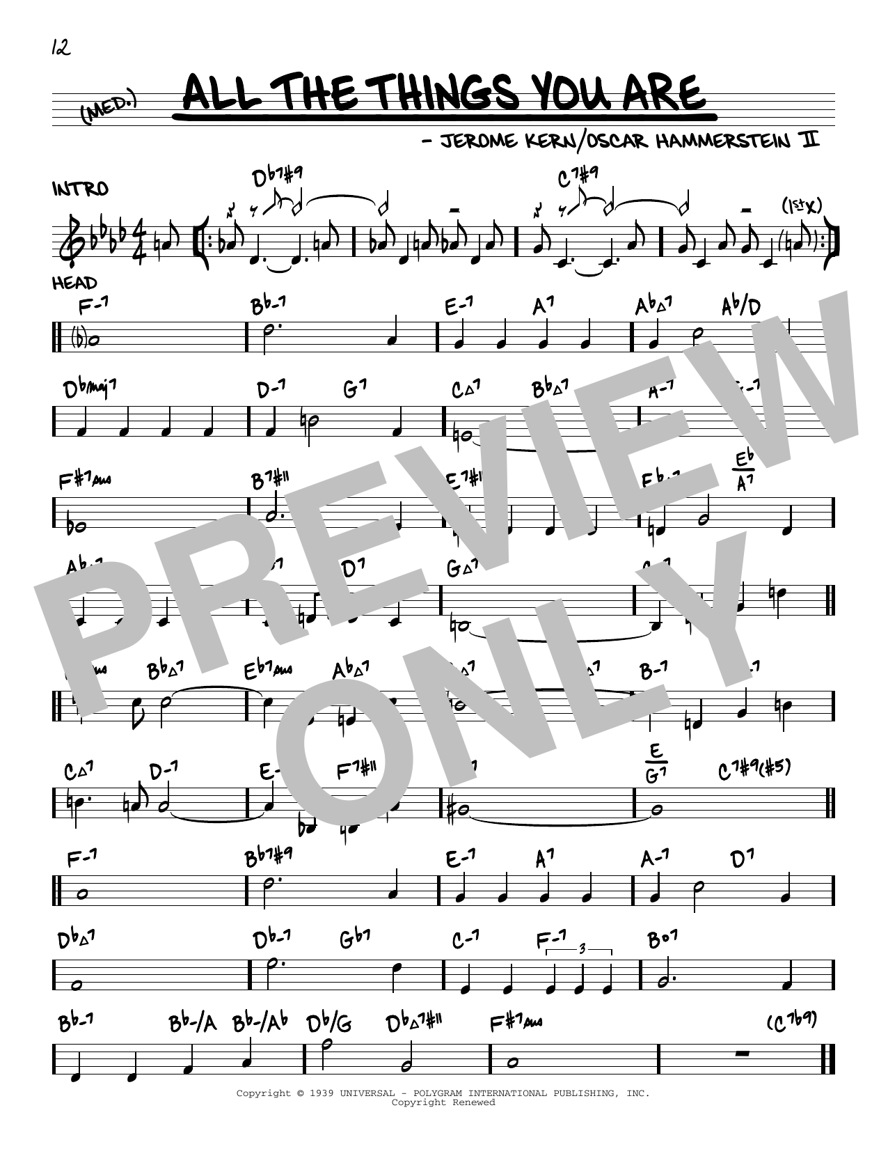 Produktbild zu: All The Things You Are (arr. David Hazeltine)