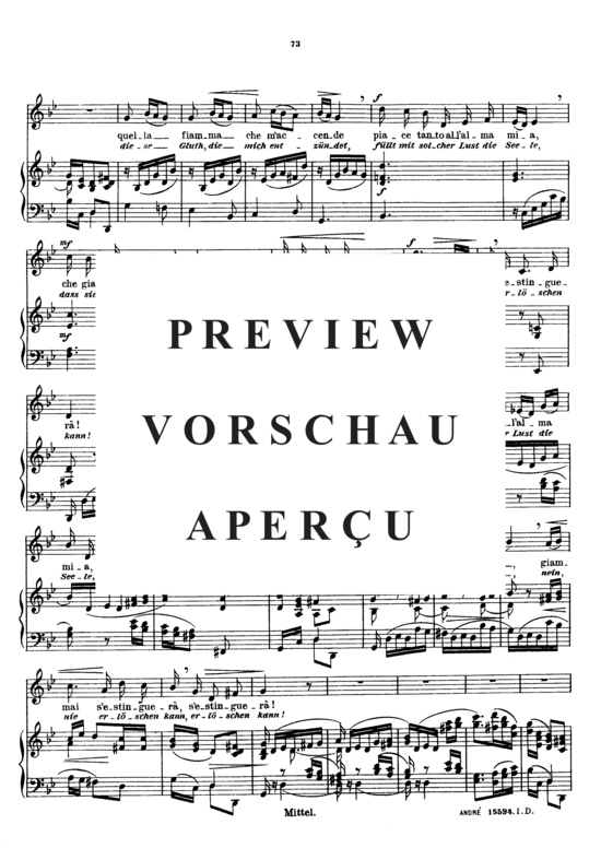 Product gallery: Page 6 of 8 Dopo tante e tante pene, Sieber Ferdinand, Medium Voice and Piano