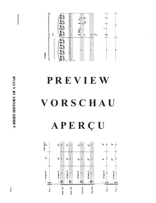 Produktgalerie: Seite 8 von 21 A Brief History of a Star , , (Tuba Ensemble EEEETTTT + Percussion)