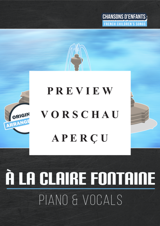 Produktgalerie: Seite 2 von 5 À  la claire fontaine, , (Gesang + Klavier)