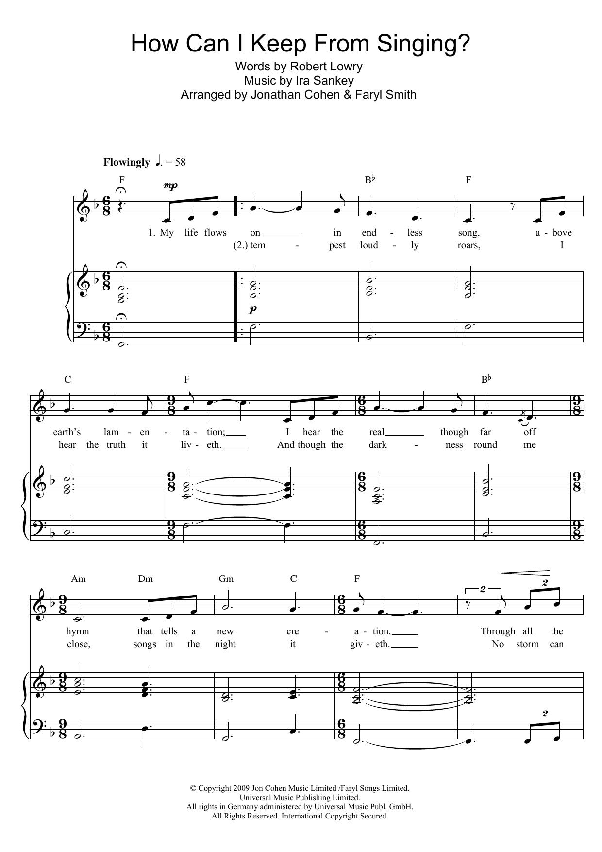 Product gallery: Page 1 of 1 How Can I Keep From Singing?, Faryl Smith
