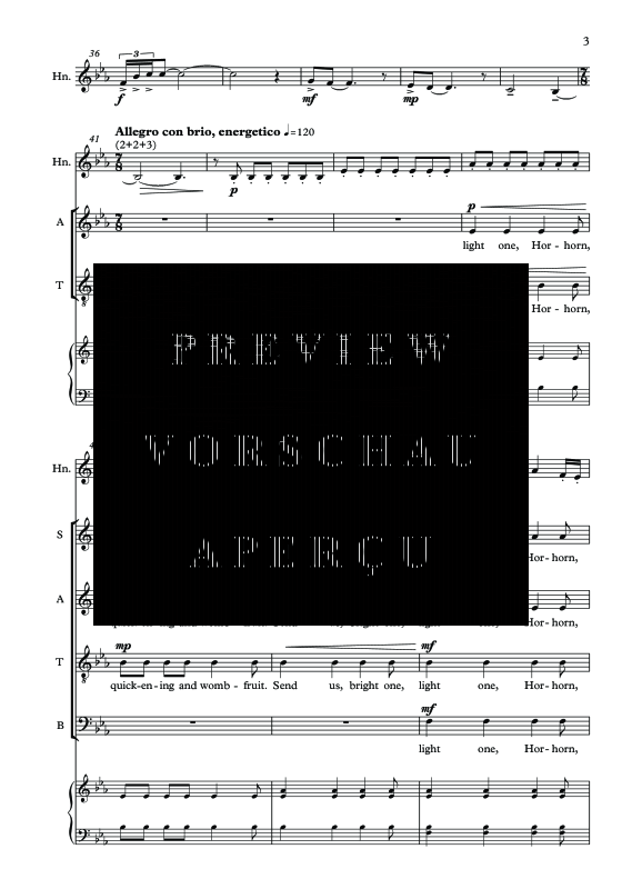 Produktgalerie: Seite 6 von 11 Oxen of the Sun, , Horn in F Solo und Gemischter Chor