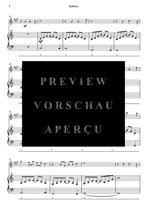 Produktgalerie: Seite 7 von 11 Stations - Gentle Melodies for Weddings, Church, and Other Occasions, , Altsaxophon und Klavier