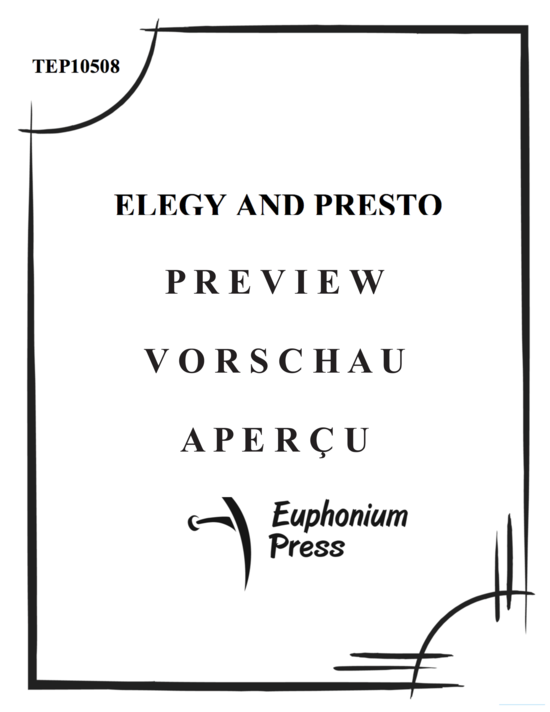 Product gallery: Page 2 of 21 Elegy and Presto , , (Tuba Quartett EETT)