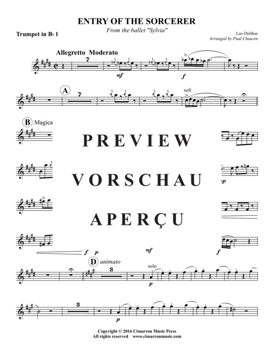 Produktgalerie: Seite 10 von 19 Entry of the Sorcerer , , (Blechbläserquintett)