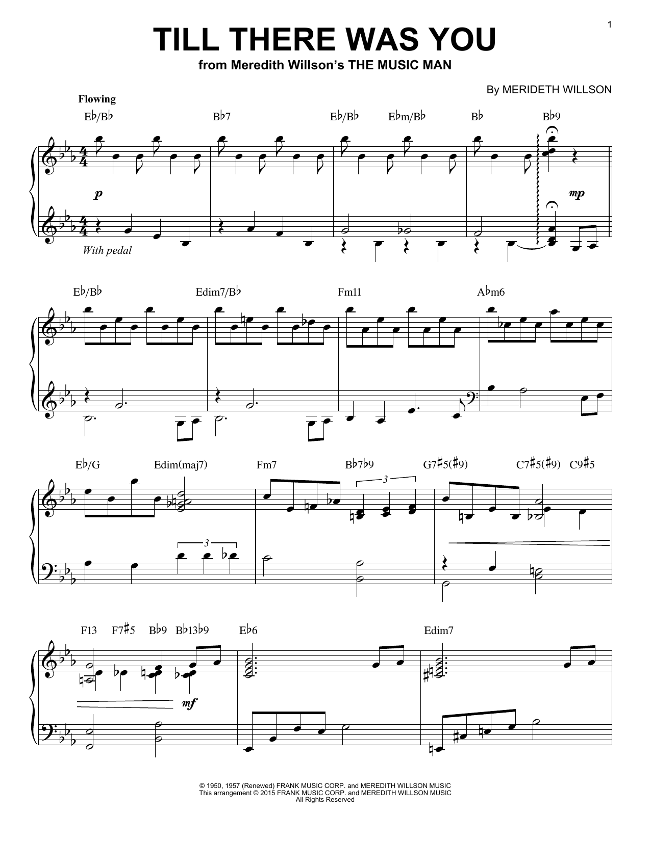 Product picture to: Till There Was You [Jazz version] (arr. Brent Edstrom)