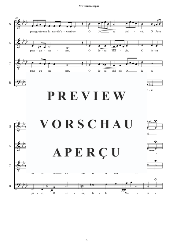 Produktgalerie: Seite 4 von 9 Ave verum corpus, , Gemischter Chor