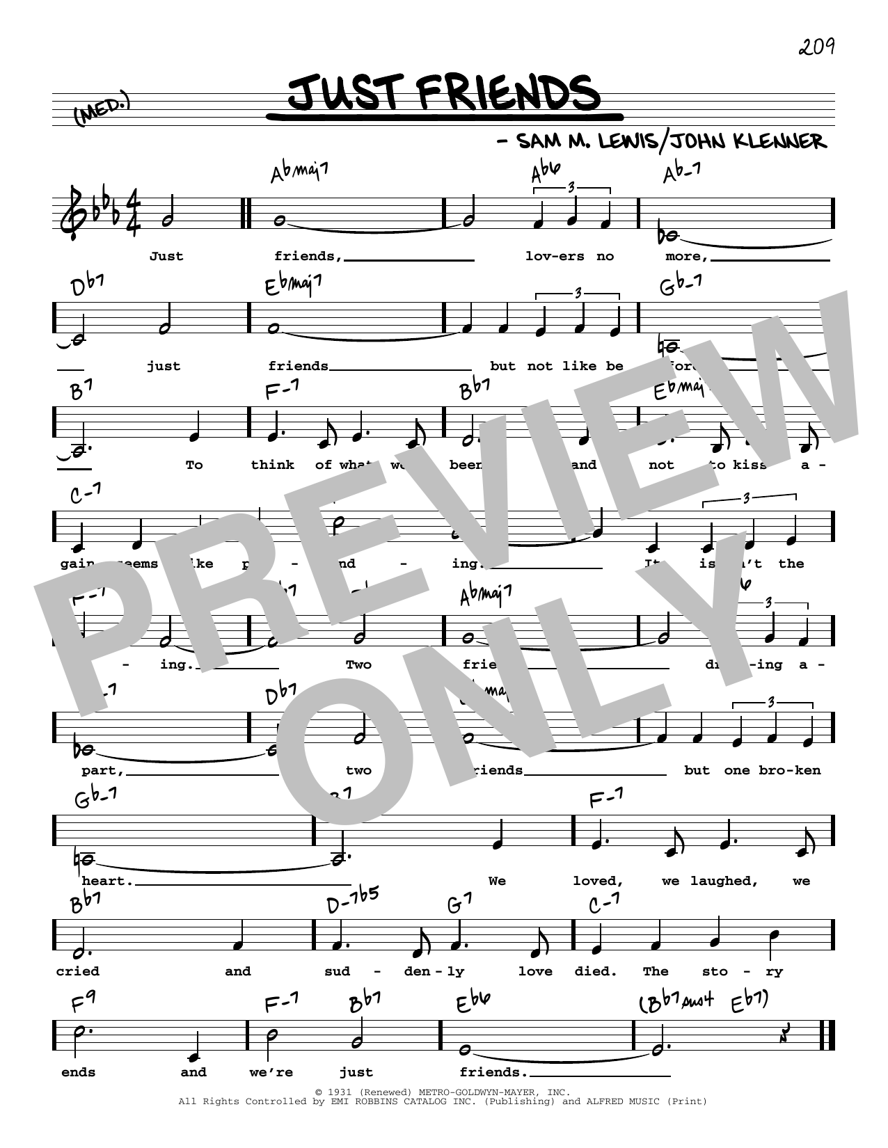Produktbild zu: Just Friends (Low Voice)
