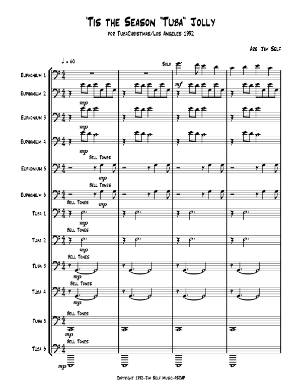 Produktgalerie: Seite 1 von 11 Tis the Season Tuba Jolly, , (Tuba Ensemble EEEEEETTTTTT)