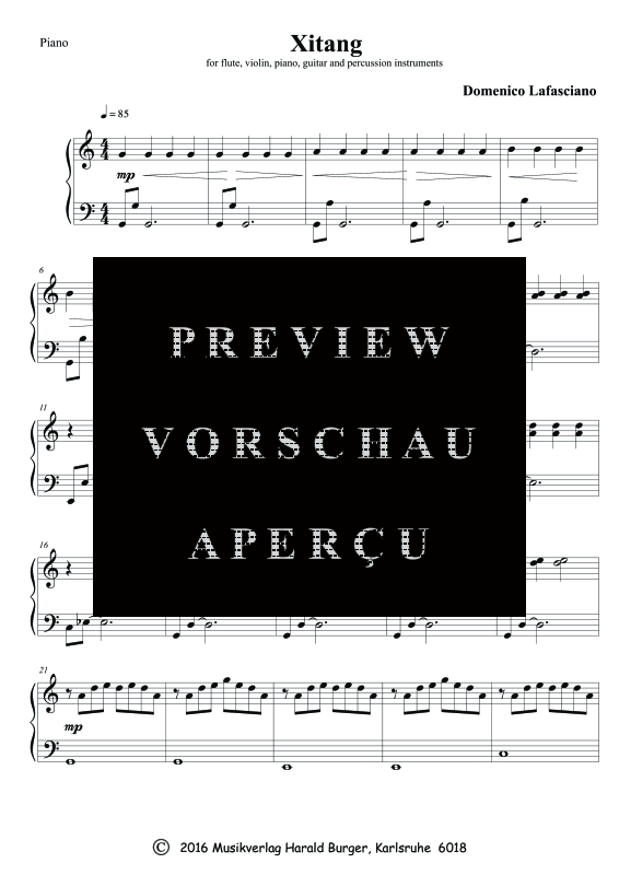 gallery: Xitang (Einzelstimmen), , Gemischtes Ensemble Flöte, Violine, Klavier und Percussion