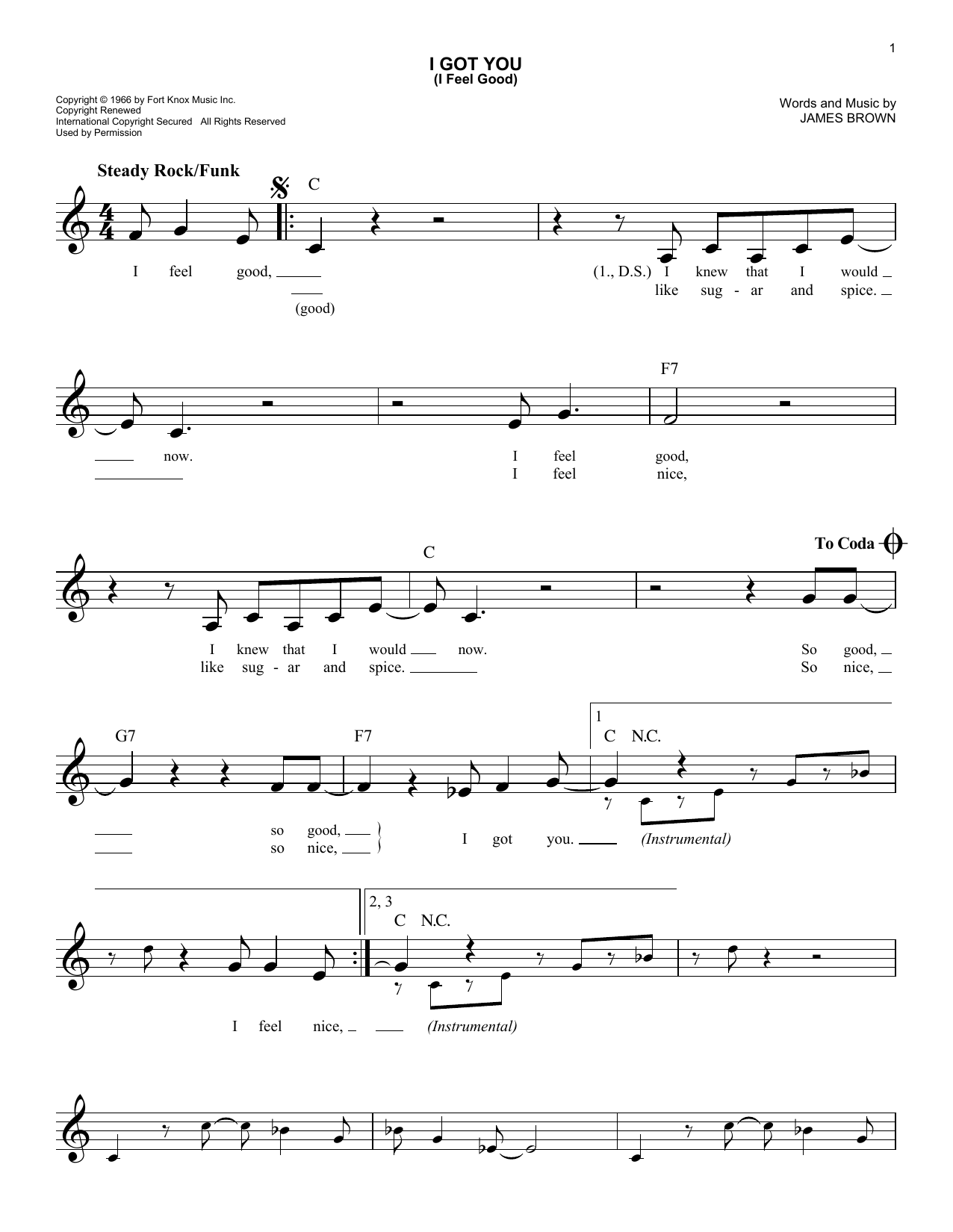 Produktgalerie: Seite 1 von 1 I Got You (I Feel Good), James Brown