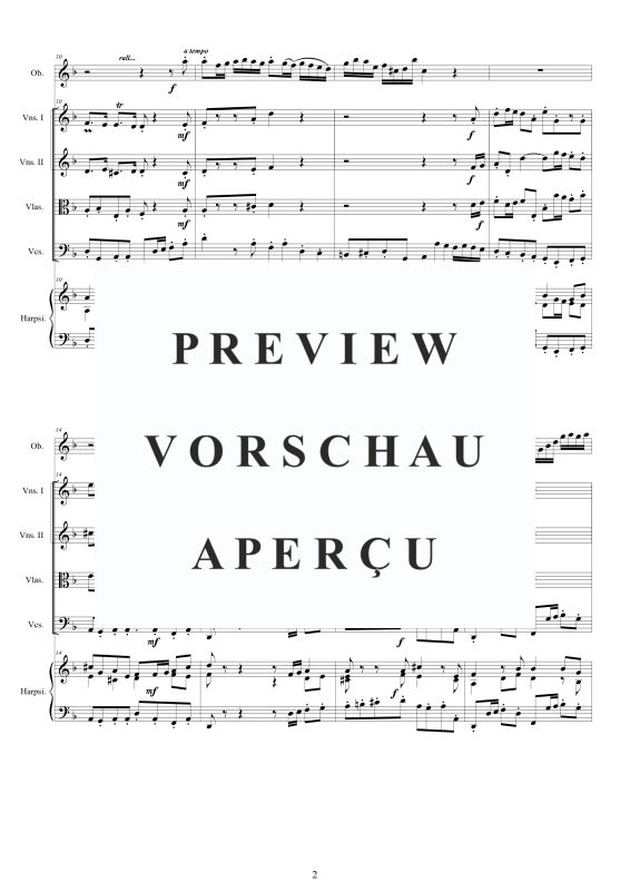 Product gallery: Page 3 of 11 Oboe Concerto in D minor BWV 1059, , Mixed Ensemble Oboe, Strings and Harpsichord Bc