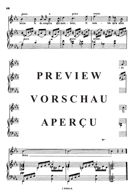 Product gallery: Page 5 of 5 Soir Op.83 No.2, , High Voice and Piano