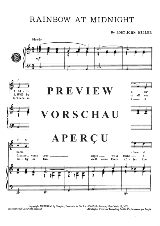 Produktgalerie: Seite 3 von 8 Rainbow At Midnight , Carlisle Brothers,The, Klavier und Gesang