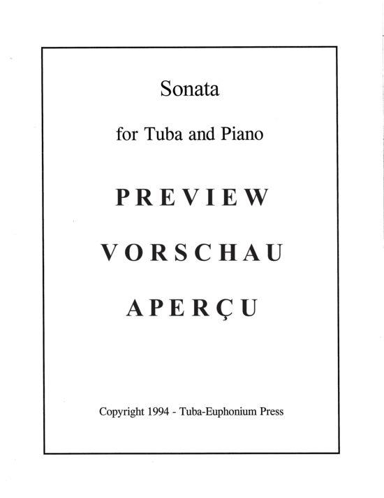 Produktgalerie: Seite 3 von 21 Sonata , , (Tuba + Klavier)