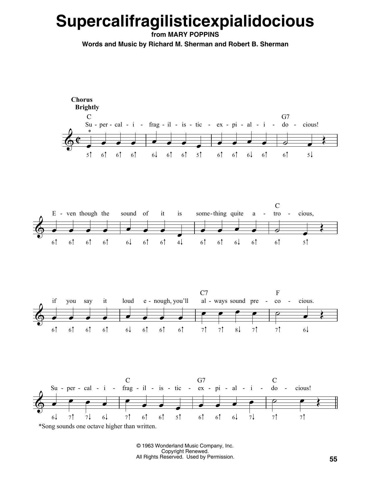 Produktgalerie: Seite 1 von 1 Supercalifragilisticexpialidocious (from Mary Poppins), Julie Andrews, Akkordeon